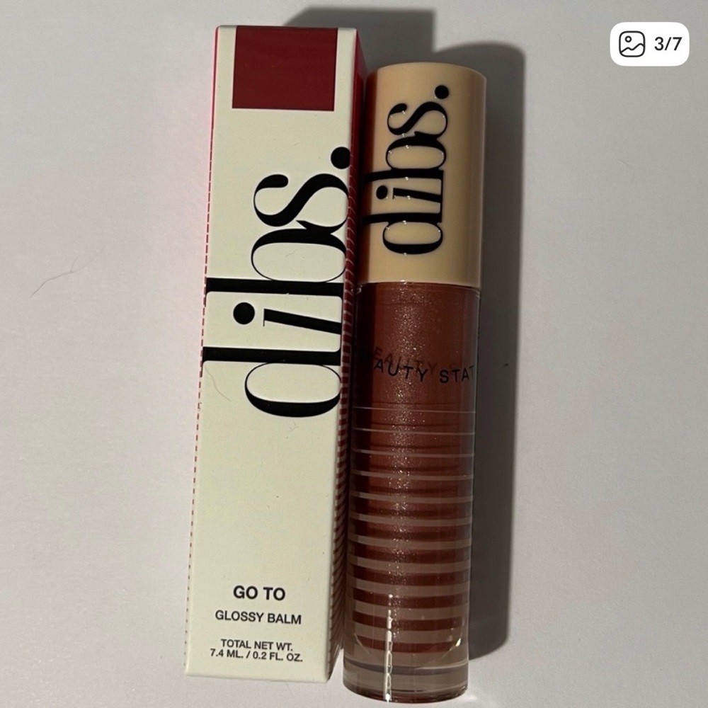 dibs beauty Go To Glossy Balm in Mims Shimmery Mauve Lip Gloss  BNIB